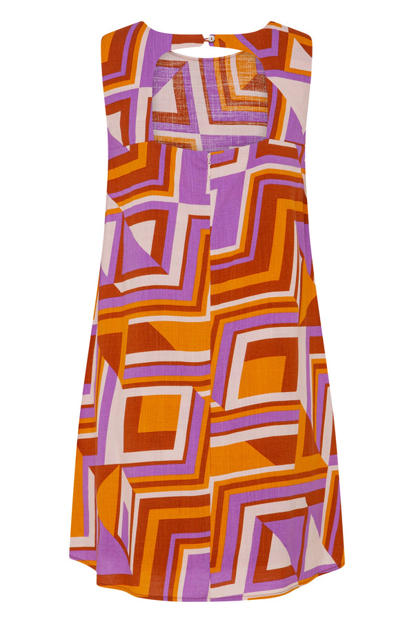 Lucinda Dress In Disco Geo