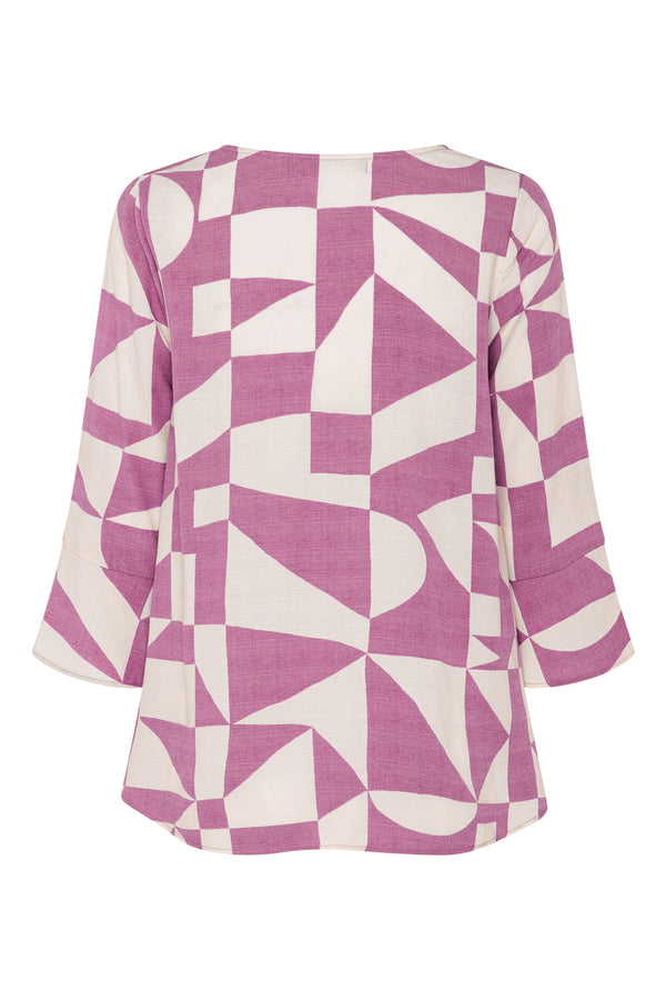 Meggy Top In Rose Pepper