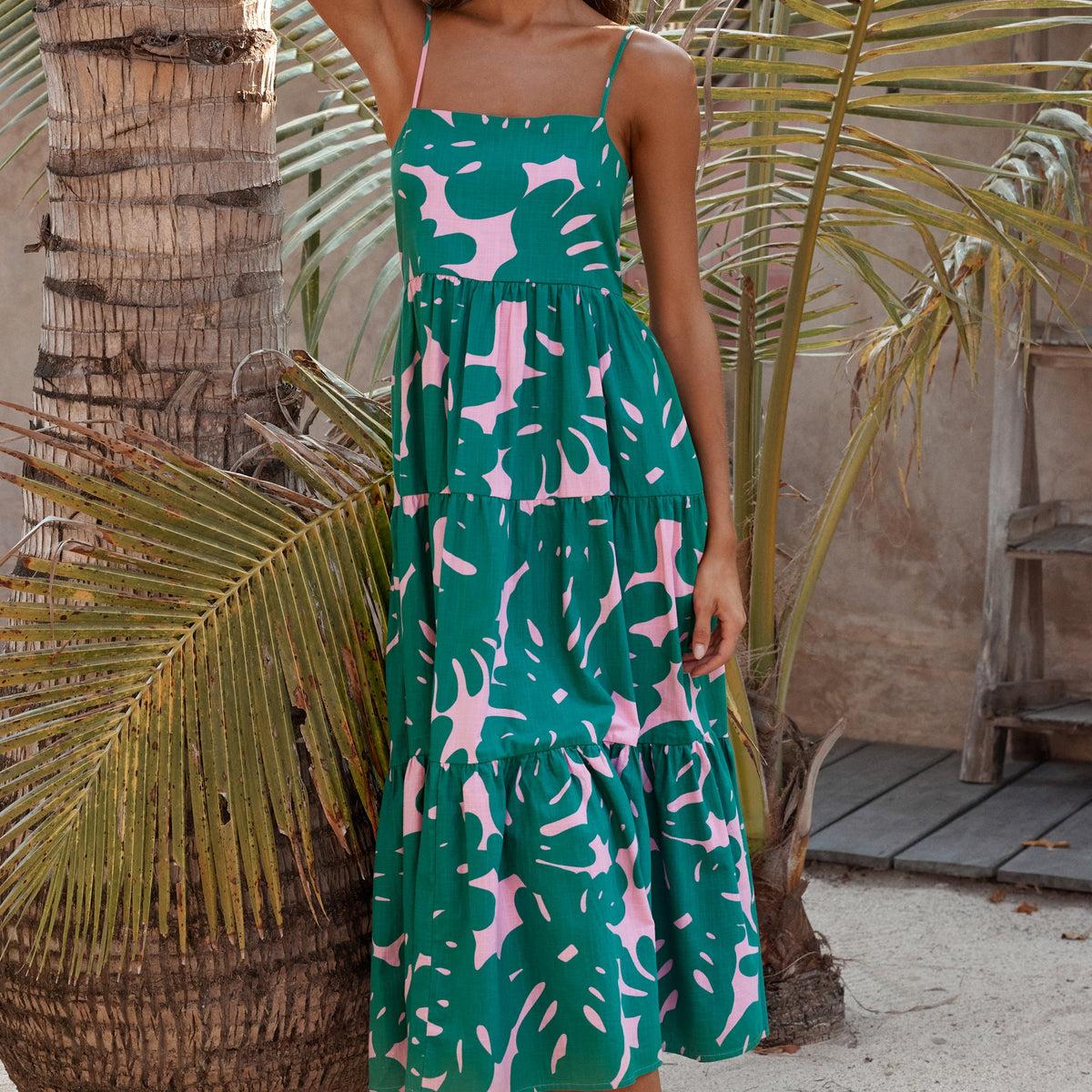 Mila Dress In Jungalow Mister Zimi