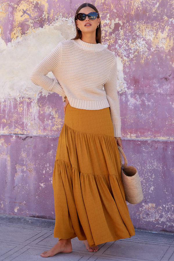 Skylar Skirt In Turmeric
