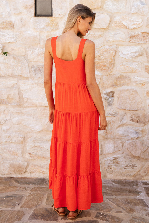 Sierra Maxi Dress In Spritz