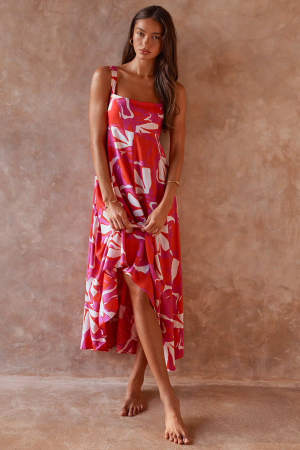 Villy Dress In Berry Lotus