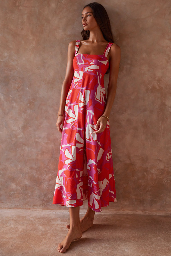 Villy Dress In Berry Lotus