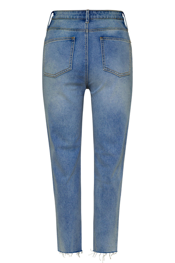 Mum Jeans In Blue Denim