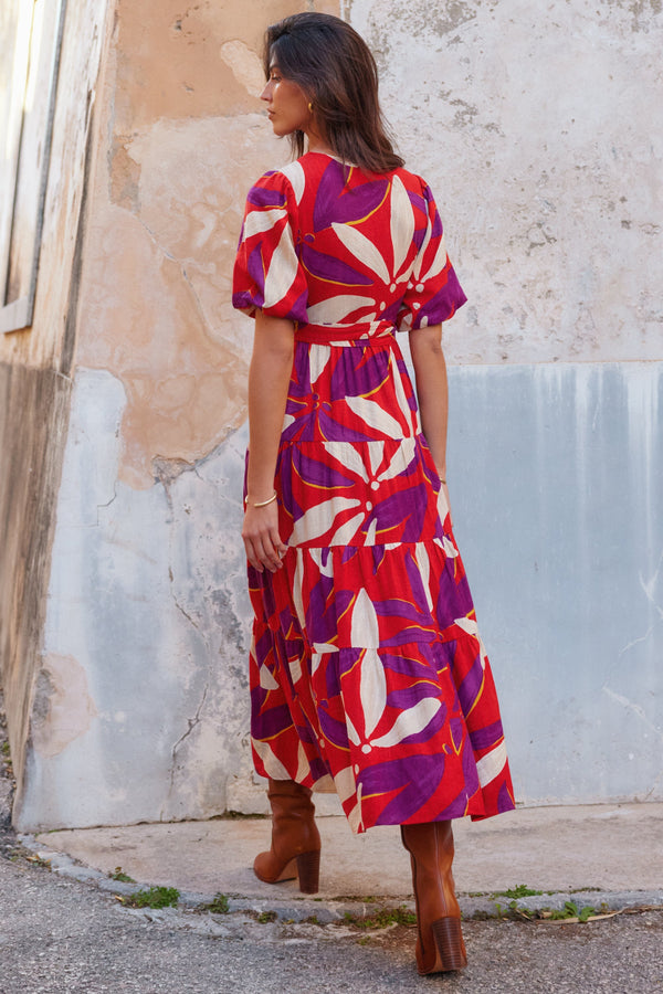 Bee Maxi Dress In Palma