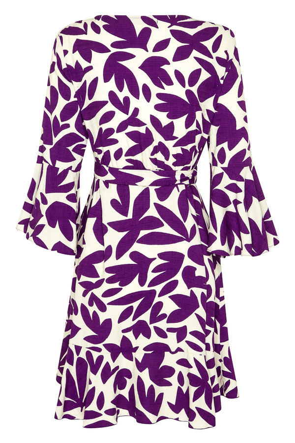 Colette Dress In Grape Leaf