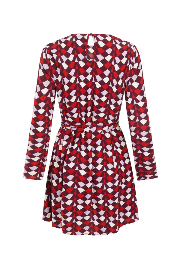 Anouk Mini Dress In Paprika Spice