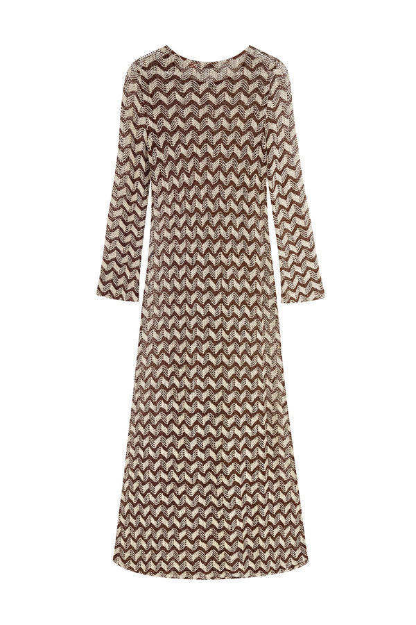 Autumn Dress In Cinnamon Spice