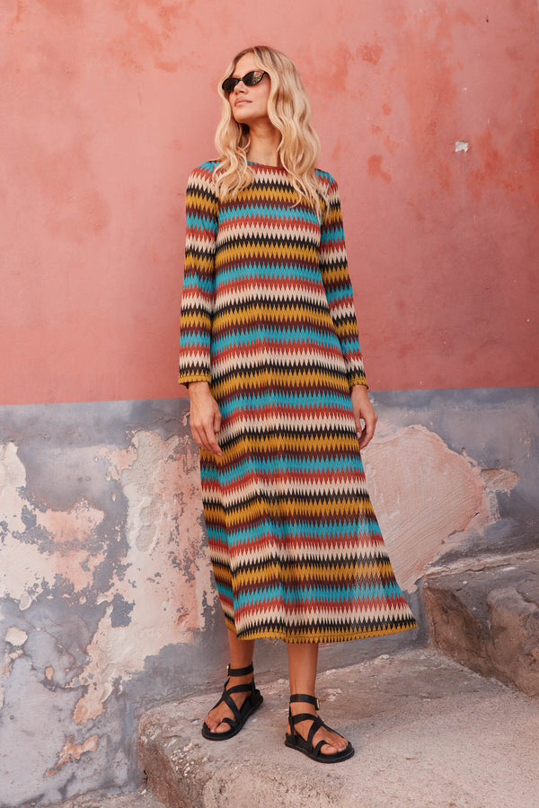 Autumn Dress In Daisy Jones