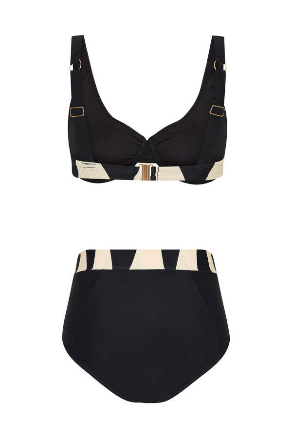 Babs Bikini In Noir Palm