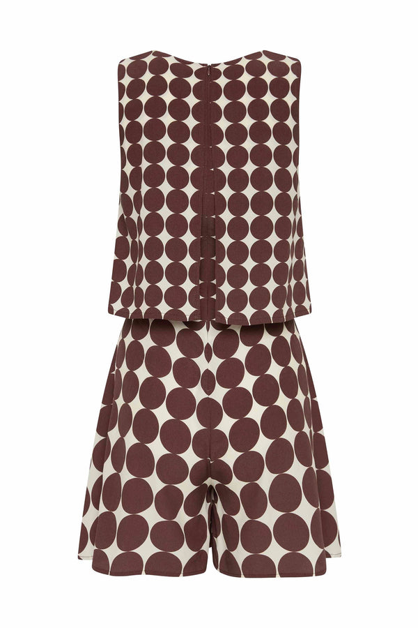 Charlie Playsuit In Cocoa