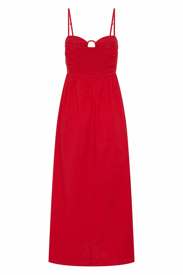 Hula Dress In Poppy