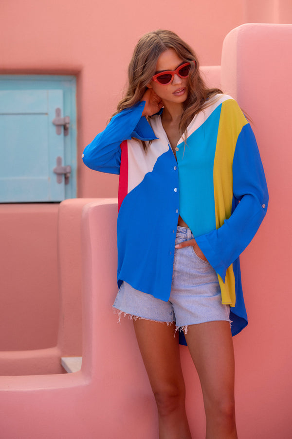 Beach Shirt In Aegina