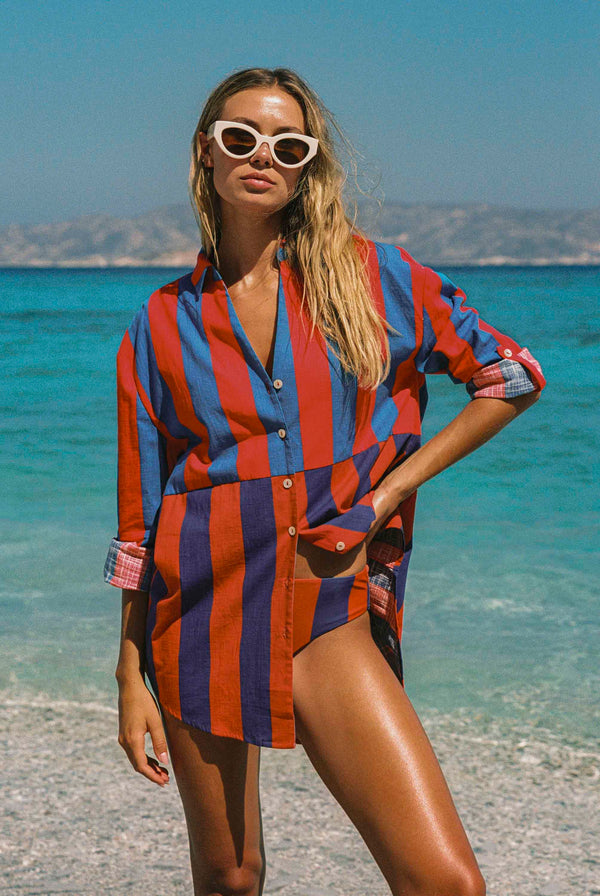 Beach Shirt In Horizon