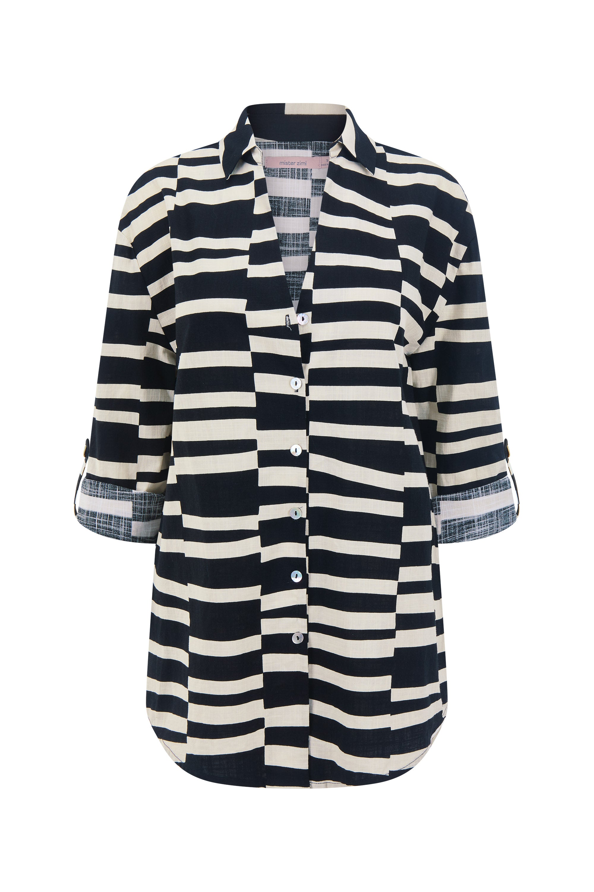 Beach Shirt In Pomelo – Mister Zimi