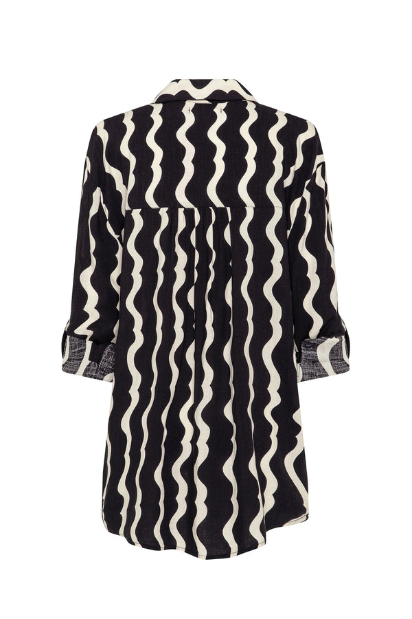 Beach Shirt In Sambuca