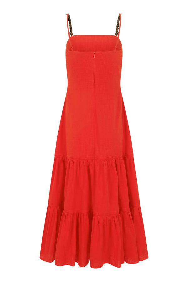 Bette Dress In Rhubarb