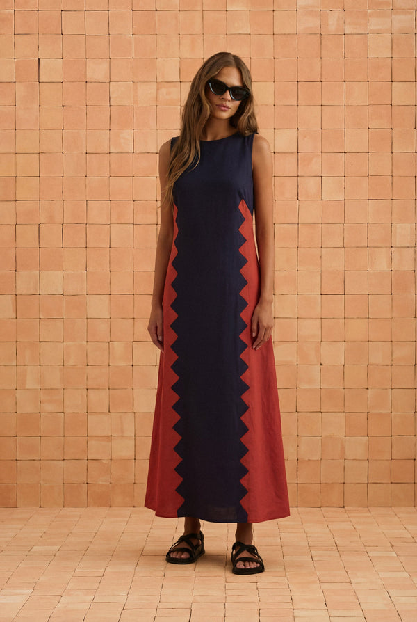 Binnie Dress In Foxglove