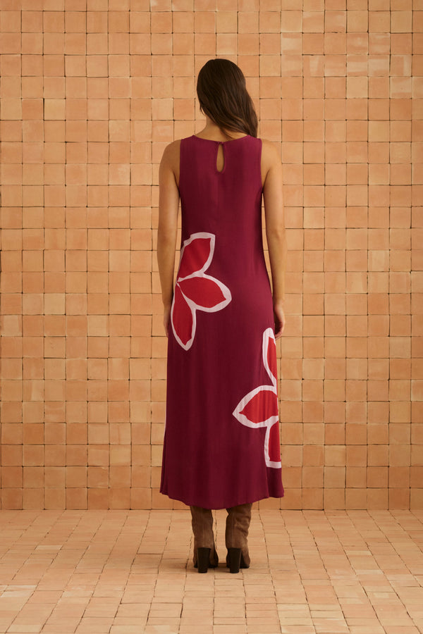 Binnie Dress In Gazamia Rosa