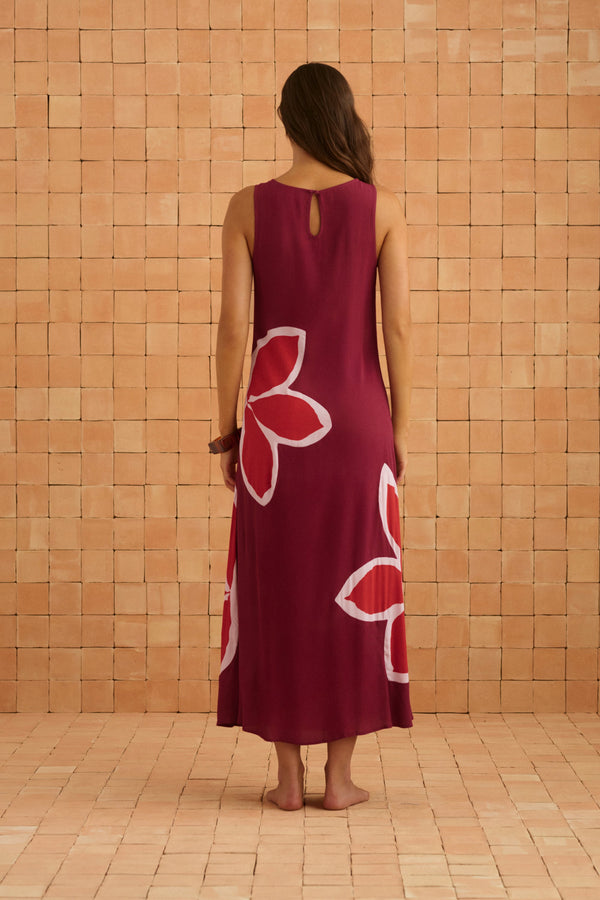 Binnie Dress In Gazamia Rosa