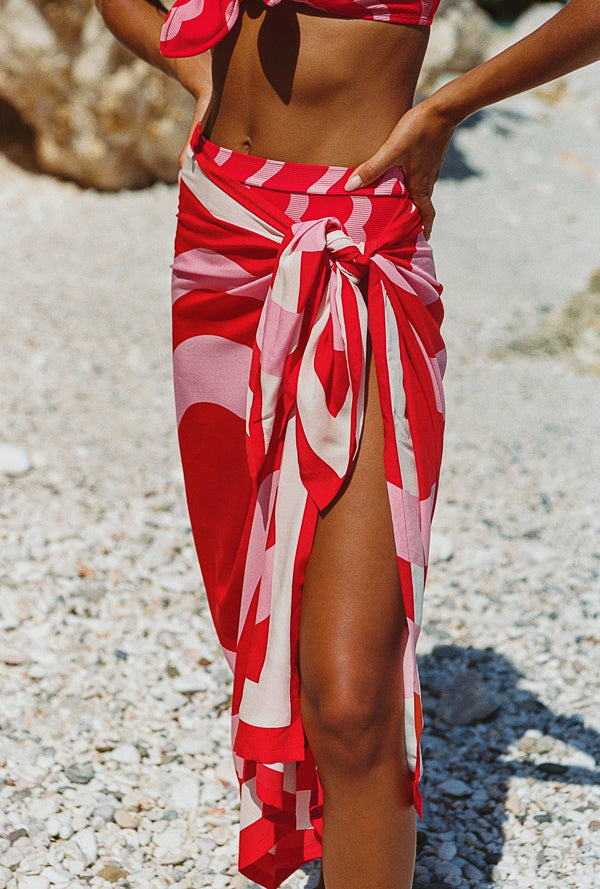 Sarong In French Rose