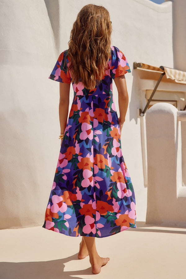 Brydie Dress In Acapulco Blue