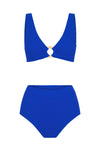 Bunny High Waist Bikini In Cobalt