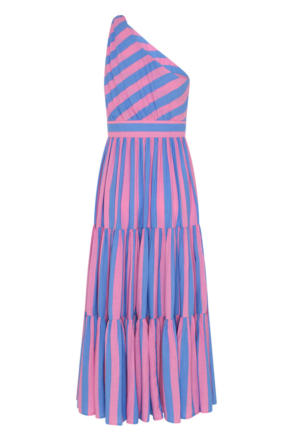 Calypso Dress In Gelato Stripe