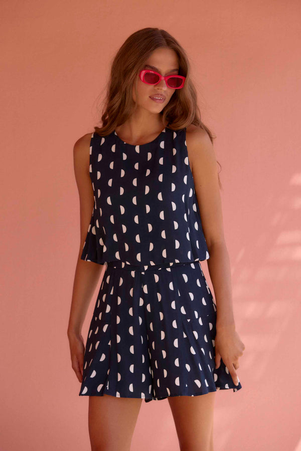 Charlie Playsuit In Lune