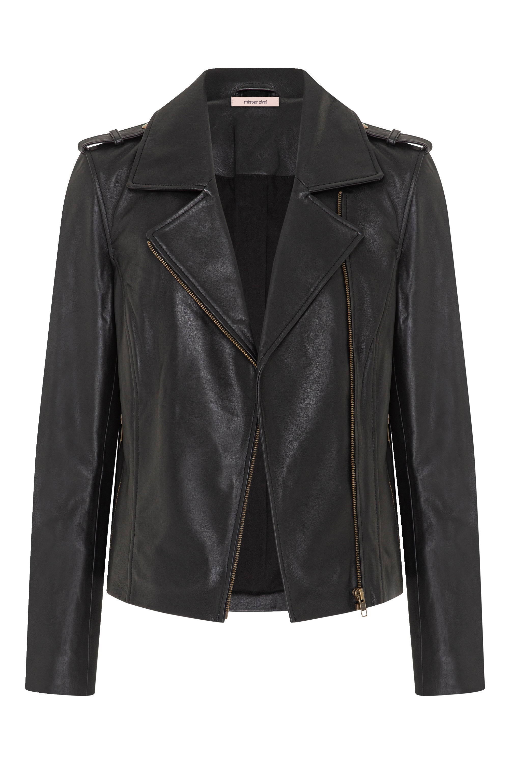 Cleo Jacket In Black Leather – Mister Zimi