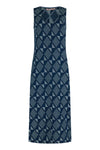 Courtney Dress In Abstract Denim