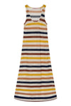 Courtney Dress In Sand Stripe