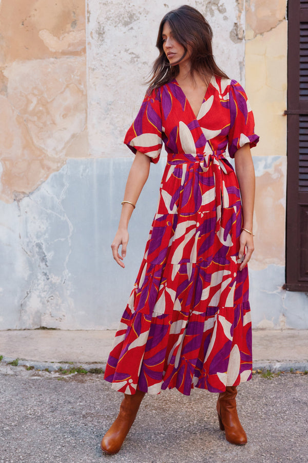 Bee Maxi Dress In Palma