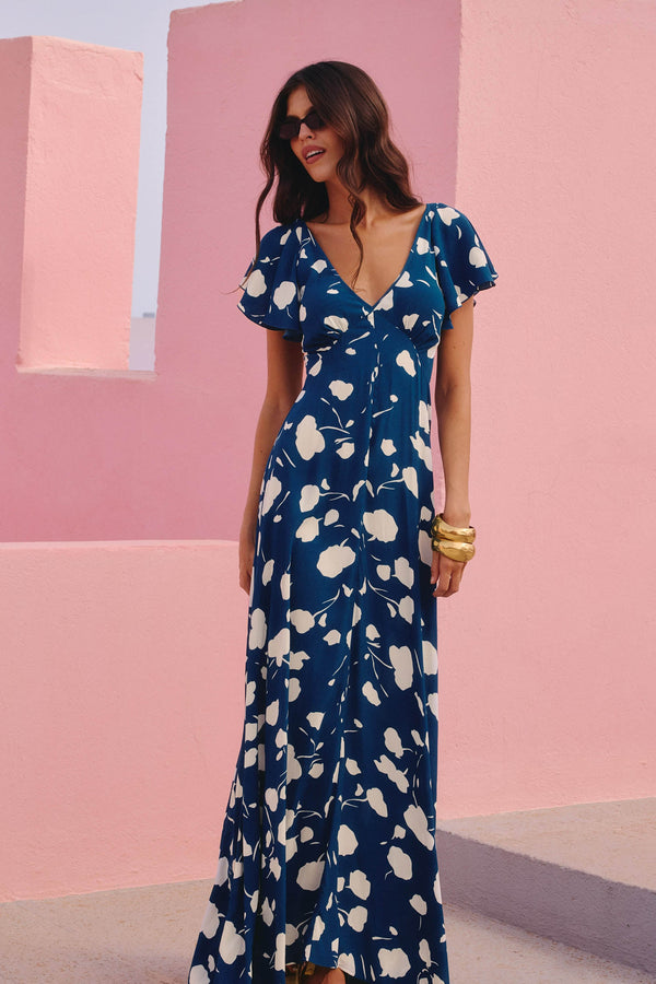 Dusty Dress In Hortensia