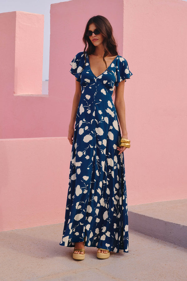 Dusty Dress In Hortensia
