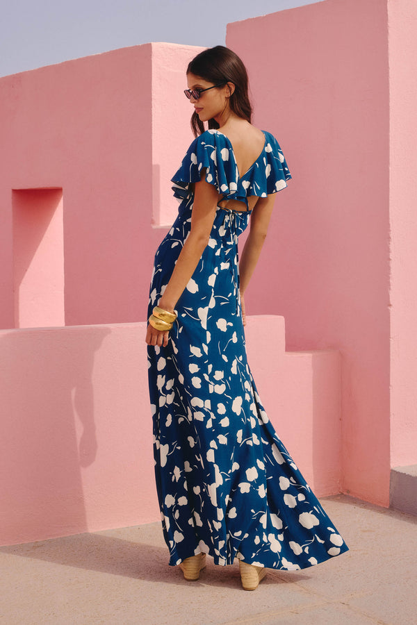 Dusty Dress In Hortensia