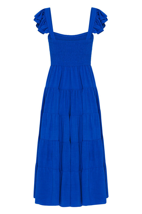 Ebony Dress In Cobalt Blue