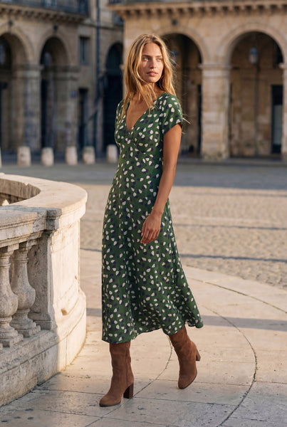 Elani Dress In Verbena | Mister Zimi