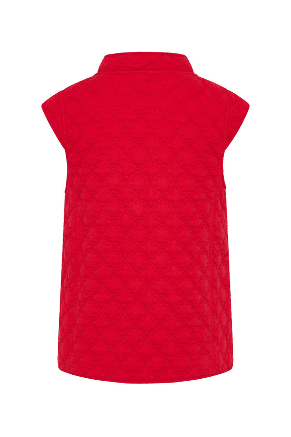 Esme Vest In Poppy