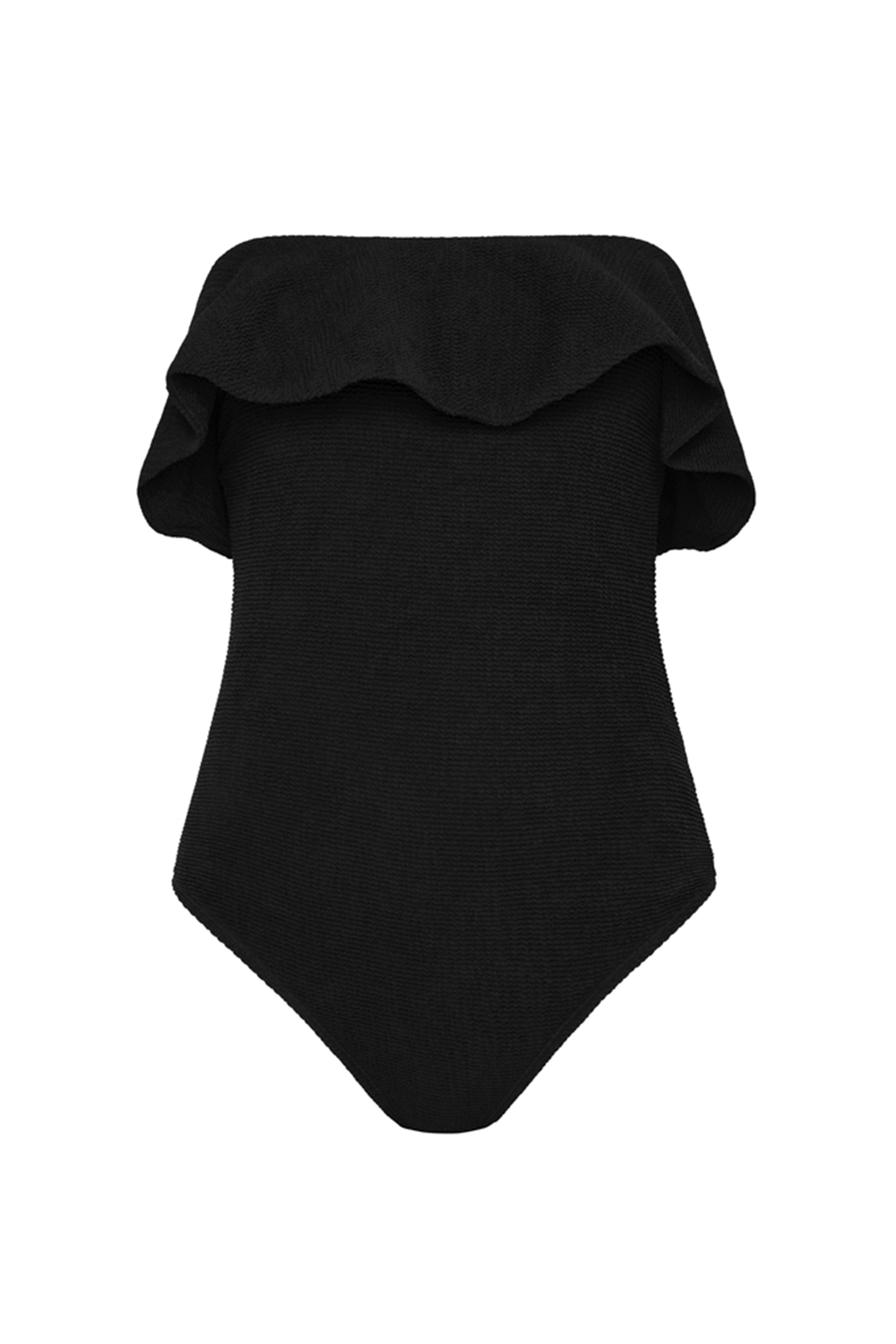 Farrah Frill One Piece In Black – Mister Zimi