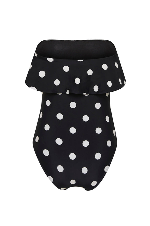 Farrah Frill One Piece In Pepita