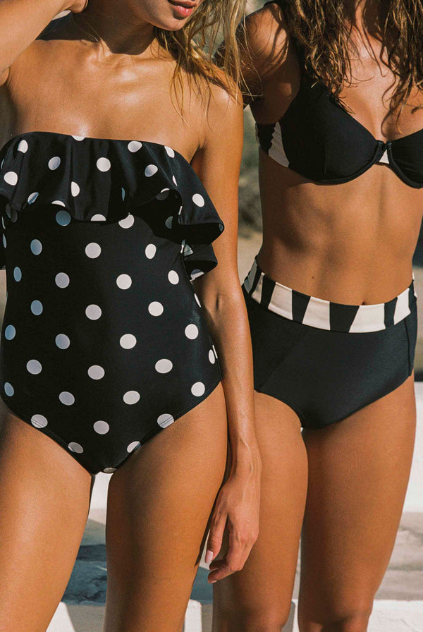 Babs Bikini In Noir Palm