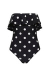 Farrah Frill One Piece In Pepita