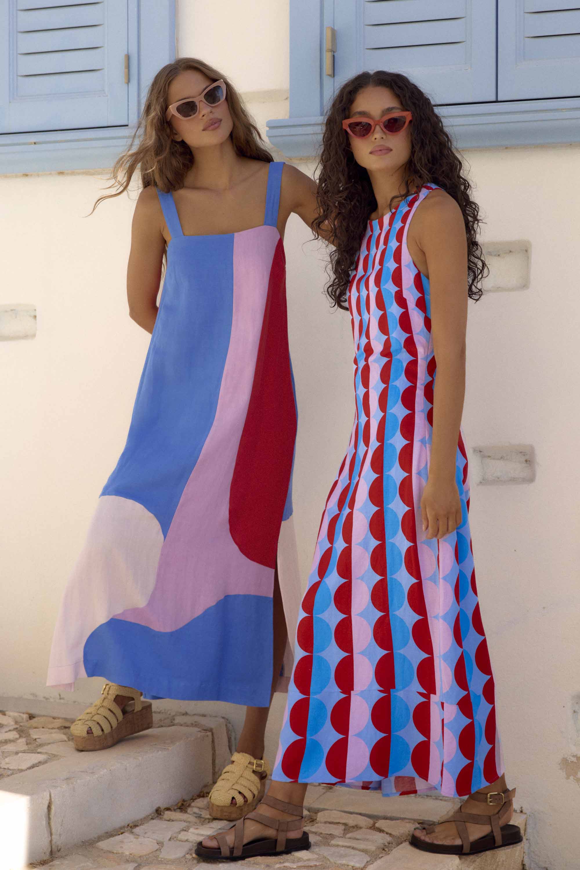 Lili Dress In Azuro – Mister Zimi
