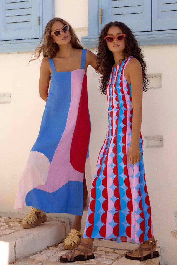 Lili Dress In Azuro