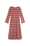Autumn Dress In Zig Zag