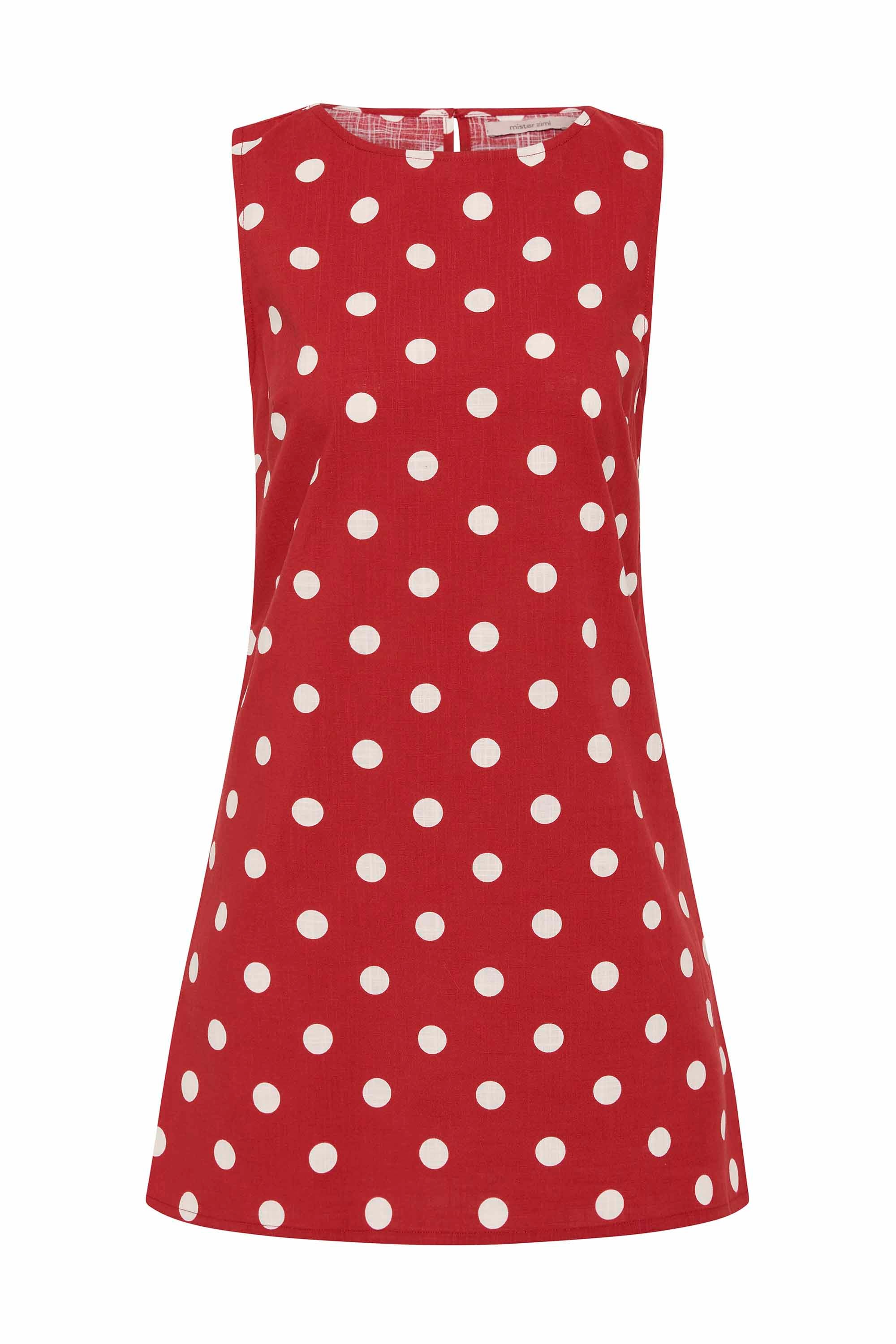 Candy Dress In Chilli – Mister Zimi