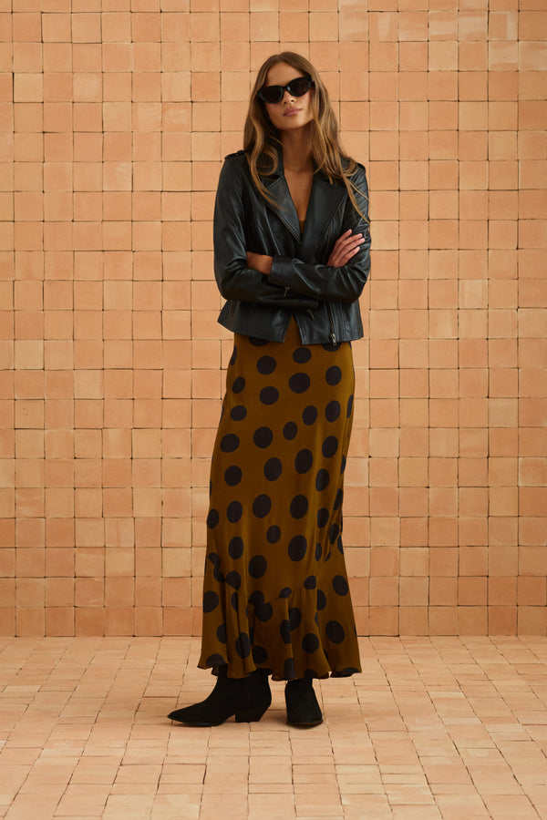 Cleo Jacket In Black Leather