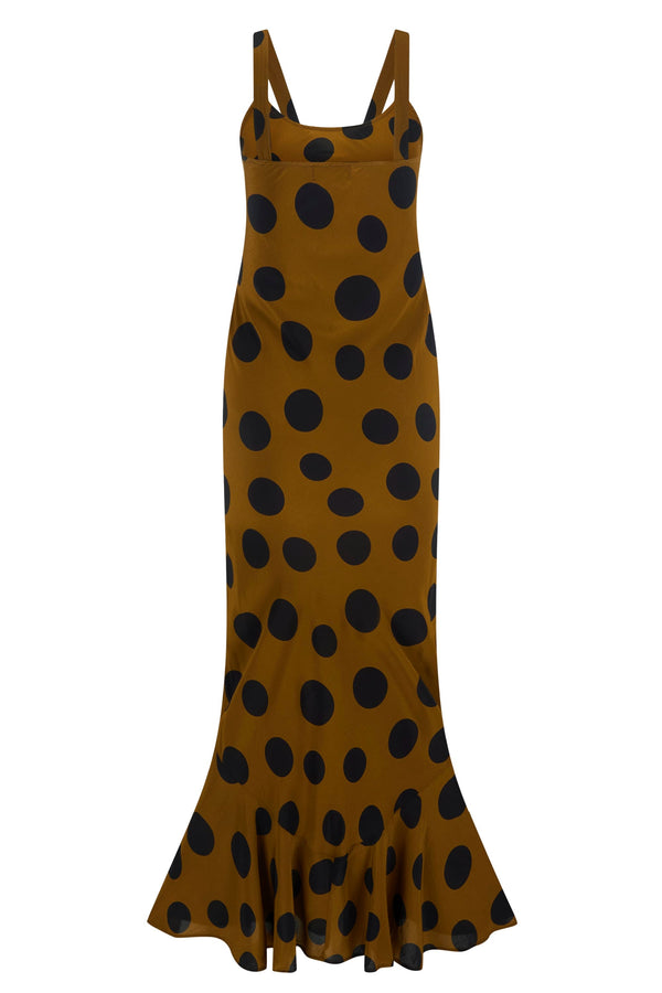 Gia Dress In Ginger Spot