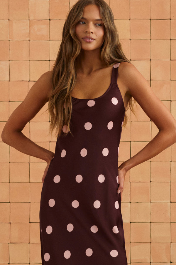 Gia Dress In Peppercorn